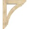 Ekena Millwork Thorton Slat Rough Sawn Bracket w/ Offset Brace, Douglas Fir, 8"W x 36"D x 44"H BKT0806X36X44THR06RDF - alternate 4